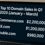 Top 10 Domain Sales Q1 2025